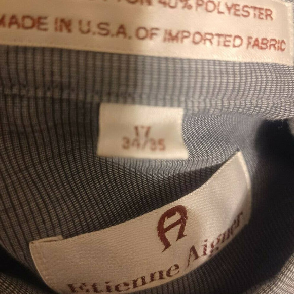 Etienne Aigner Men's Long Sleeve Dress Shirt‎ Button Down Designer - Picture 9 of 9